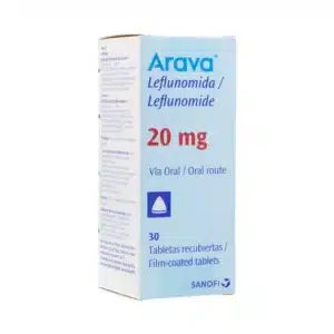 LEFLUNOMIDA 20MG FRASCO X 30 TAB ARAVA SANOFI AVENTIS