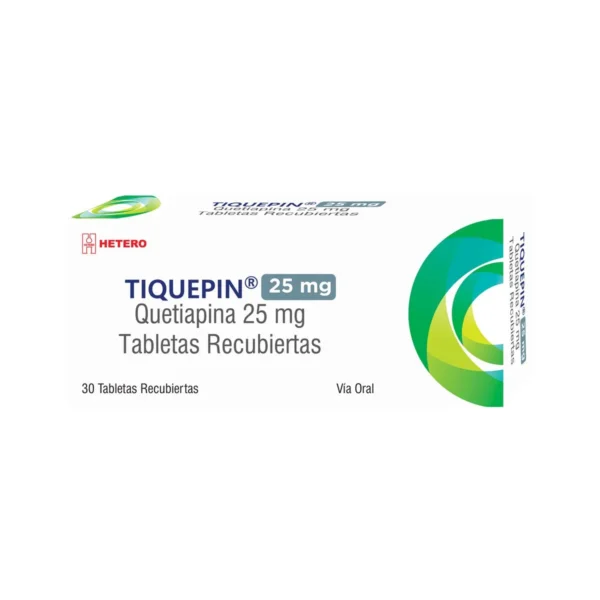 QUETIAPINA 25MG TABLETA TIQUEPIN