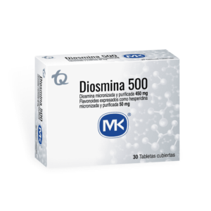 DIOSMINA + HESPERIDINA 450MG+50MG TABLETA RECUBIERTA DIOSMINA MK