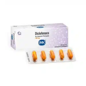 DICLOFENACO 100MG CAPSULA DE LIBERACION PROLONGADA MK