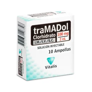 TRAMADOL 100MG/2ML SOLUCION INYECTABLE UNIDAD VITALIS