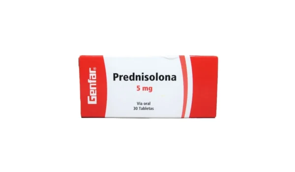 PREDNISOLONA 5MG TABLETA GENFAR
