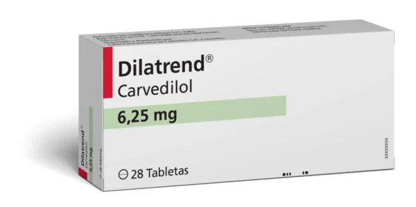 CARVEDILOL 6.25MG TABLETA DILATREND