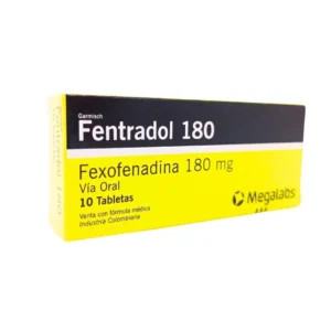 FEXOFENADINA 180MG TABLETA FENTRADOL
