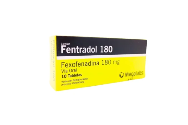 FEXOFENADINA 180MG TABLETA FENTRADOL