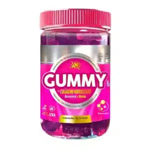 COLAGENO HIDROLIZADO + RESVERATROL Y BIOTINA EN GOMAS GYMMY TARRO X 60 GOMAS