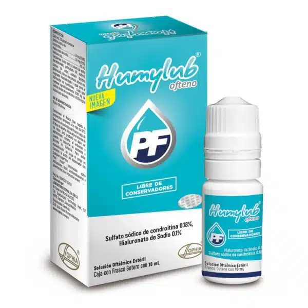 CONDROITIN + HIALURONATO (0.18%+0.1%) GOTAS OFTALMICAS FRASCO X 15ML HUMYLUB OFTENO SOPHIA
