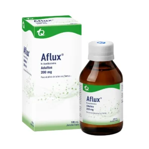 N-ACETILCISTEINA 200MG/5ML JARABE FRASCO X 120ML AFLUX ADULTOS TECNOQUIMICAS