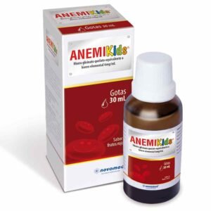 HIERRO GLICENATO QUILATO EQUIVALENTE A HIERRO ELEMENTAL 6.66MG/ML ANEMIKIDS GOTAS SABOR A FRUTOS ROJOS NOVAMED