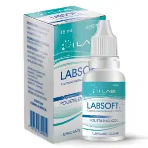 CARBOXIMETILCELULOSA 5MG/ML (0.5%) SOL OFT GTS C*1 FCO X 15ML (LABSOFT CON POLIETILENGLICOL) - I LAB