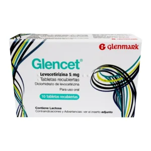 LEVOCETIRIZINA 5MG TABLETA GLENCET