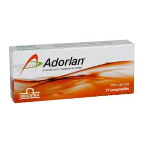DICLOFENACO SODICO/ CLORHIDRATO DE TRAMADOL 25MG/25MG TABLETAS ADORLAN GRUNENTHAL