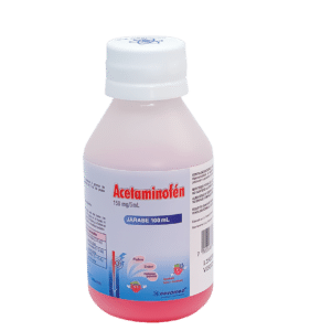 ACETAMINOFEN 150MG/5ML (3%) JARABE FRASCO X 100ML FRAMBUESA NOVAMED