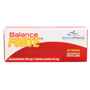 ACETAMINOFEN 325MG / CAFEINA ANHIDRA 65MG TABLETA BALANCE FORTE