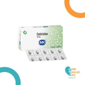 CETIRIZINA 10MG TABLETA RECUBIERTA MK