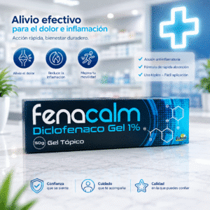 FENACALM DICLOFENACO 1% GEL TOPICO TUB*50G BIO ESTERIL