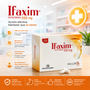 IFAXIM RIFAXIMINA 550MG C*28 CAPSULAS BLANDAS - PROCAPS