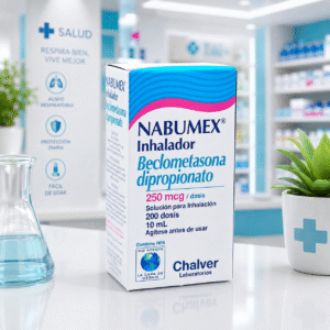 NABUMEX BECLOMETASONA DIPROPIONATO 250MCG SOLUCION PARA INHALACION BUCAL FRASCO*200 DOSIS - CHALVER