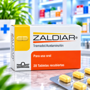 ZALDIAR ACETAMINOFEN 325MG, TRAMADOL 37.5MG C*20 TABLETAS GRUNENTHAL
