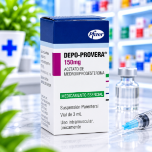 DEPO-PROVERA ACETATO MEDROXIPROGESTERONA 150MG SUSPENSION INYECTABLE VIAL*3ML PFIZER