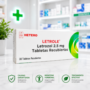 LETROZOL 2.5MG CAJA X 30 TABLETAS RECUBIERTA LETROLE