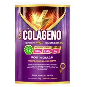 COLAGENO HIDROLIZADO 7.400MG + ISOFLAVONAS DE SOYA 12MG + UVA EN POLVO 1.000MG + VITAMINA E 4.500MG +VITAMINA B3 10MG NUTRIVEX LATA X 1000 G FOR WOMAN
