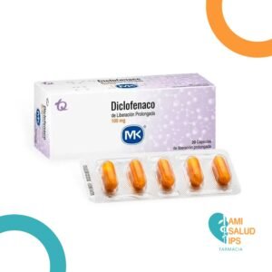 DICLOFENACO 100MG CAPSULA DE LIBERACION PROLONGADA MK