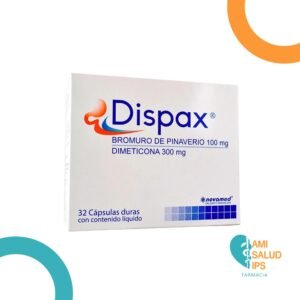 BROMURO DE PINAVERIO 100MG / DIMETICONA 300MG CAPSULAS DISPAX