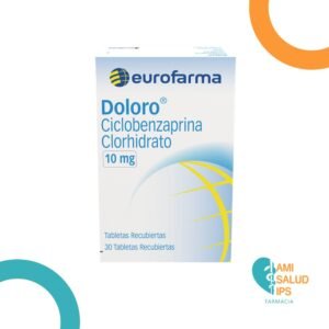 CICLOBENZAPRNA CLORHIDRATO 10MG TABLETA DOLORO