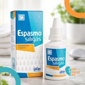 ESPASMO SILIGAS DIMETILPOLISILOXANO 66MG, PAPAVERINA 10MG SUSPENSION ORAL GOTAS FRASCO*30ML INCOBRA