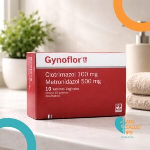GYNOFLOR CLOTRIMAZOL 100MG, METRONIDAZOL 500MG C*10 TABLETAS VAGINALES - SIEGFRIED