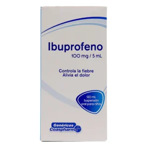 IBUPROFENO 100MG/5ML SUSPENSION ORAL FRASCO*120ML COASPHARMA