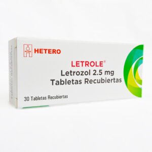 LETROZOL 2.5MG CAJA X 30 TABLETAS RECUBIERTA LETROLE