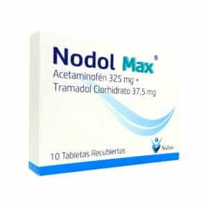 ACETAMINOFEN 325MG + TRAMADOL 37.5MG TABLETA NODOL MAX SALUS PHARMA