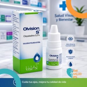 OLIVISION S OLOPATADINA 2% SOLUCION OFTALMICA GOTAS FCO*2.5ML VITALIS