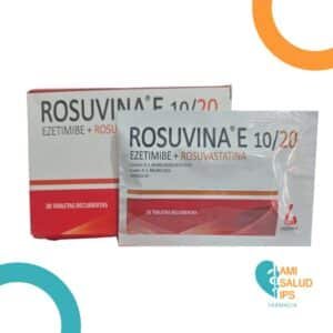 ROSUVINA E EZETIMIBA 10MG / ROSUVASTATINA 20MG C*30 TABLETAS LEGRAND