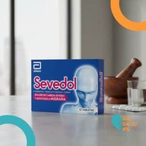 SEVEDOL ACETAMINOFEN 250 MG / ACIDO ACETILSALICILICO 250MG / CAFEINA 65MG * 12 TABLETAS ABBOTT