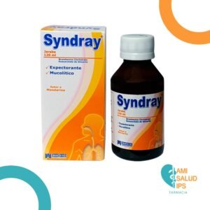 BROMHEXINA + GUAYACOLATO 0.08+2G/100ML FRASCO X 120ML SYNDRAY