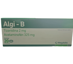 ACETAMINOFEN 325MG + TIZANIDINA 2MG TABLETA ALGI-B