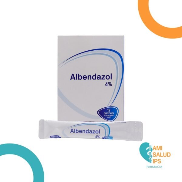 ALBENDAZOL 4% SUSPENSION ORAL SAHCETS COASPHARMA