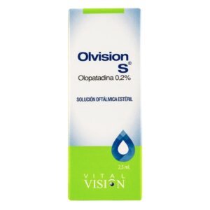 OLOPATADINA 2MG/2ML (2%) SOL OFTALMICA GOTAS FCO*2.5ML OLIVISION S VITALIS