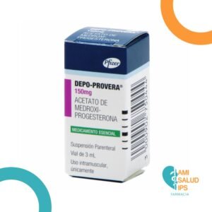 ACETATO DE MEDROXI-PROGESTERONA 150MG/3ML SUSPENSION INYECTABLE C*1 VIAL * 3ML DEPO-PROVERA PFIZER