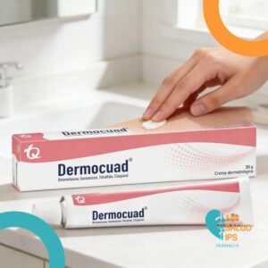 DERMOCUAD BETAMETASONA 0.05G, GENTAMICINA 1G, TONALFATO 1G, CLIOQUINOL 0.1G CREM TOPICA TUBO*20G TQ