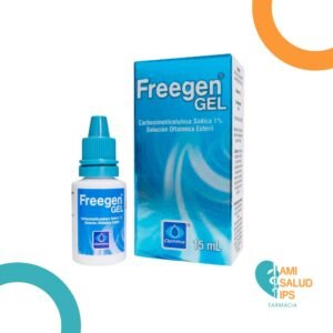 CARBOXIMETILCELULOSA 0.5% SOLUCION OFTALMICA FRASCO X 15 ML FREEGEN GEL
