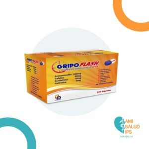 ACETAMINOFEN 500MG + CAFEINA 30MG + FENILEFRINA 10MG + CETIRIZINA 5MG CAPSULA GRIPO FLASH