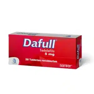TADALAFILO 5MG TABLETA RECUBIERTA DAFULL