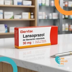 LANSOPRAZOL 30MG C*14 CAPSULAS DE LIBERACION RETARDADA GENFAR