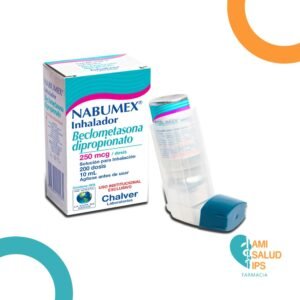 BECLOMETASONA DIPROPIONATO INHALADOR  BUCAL 250MCG NABUMEX CHALVER 200 DOSIS