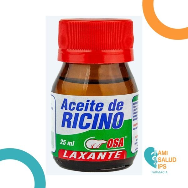 ACEITE DE RICINO 1ML/ML (100%) SOL ORAL FCO*25ML OSA