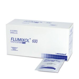 N-ACETILCISTEINA 600mg GRANULADO PARA RECONSTITUIR A SOLUCION ORAL SOBRE FLUMIXOL